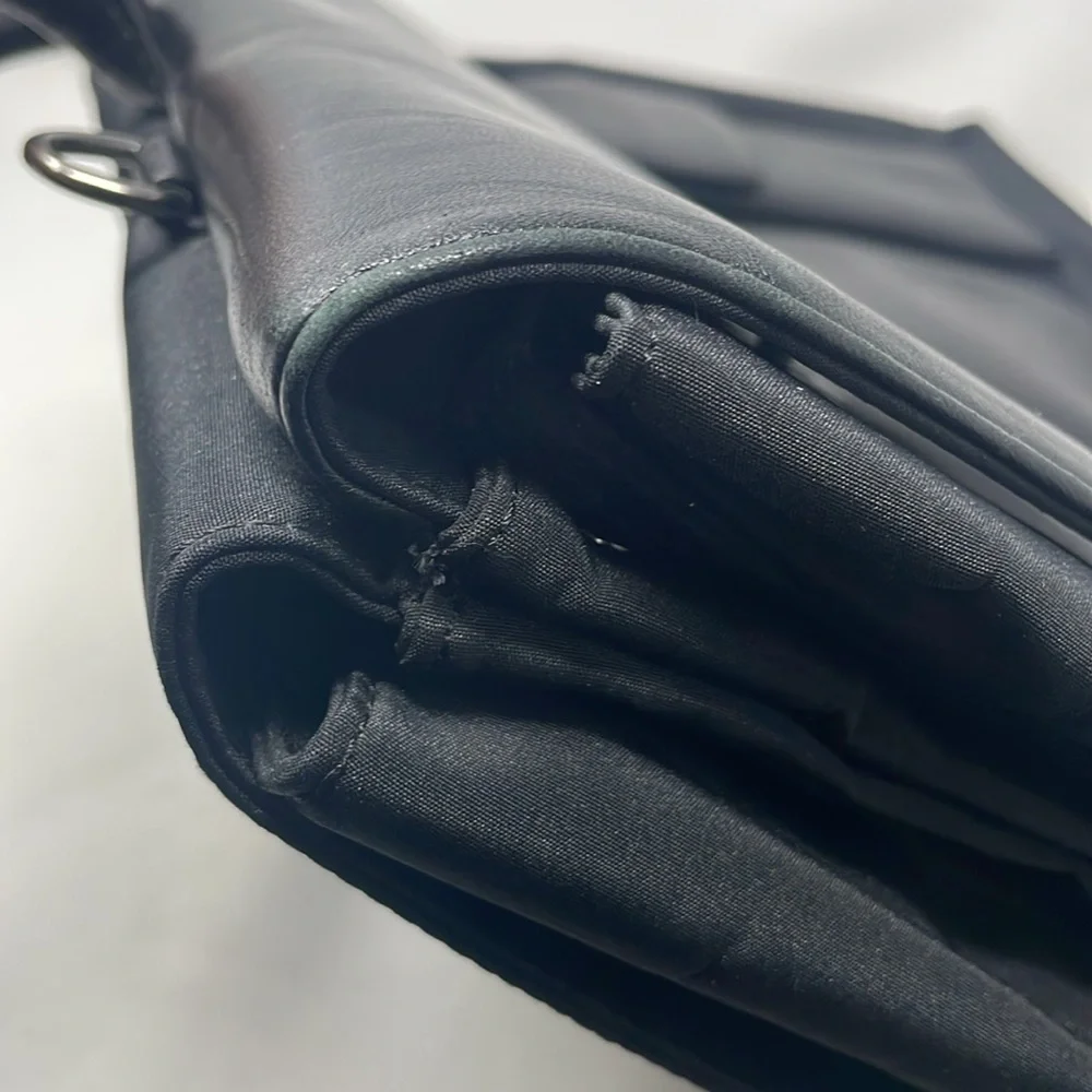 Wilson's Pelle Studio Briefcase Leather-Nylon Briefcase🖤